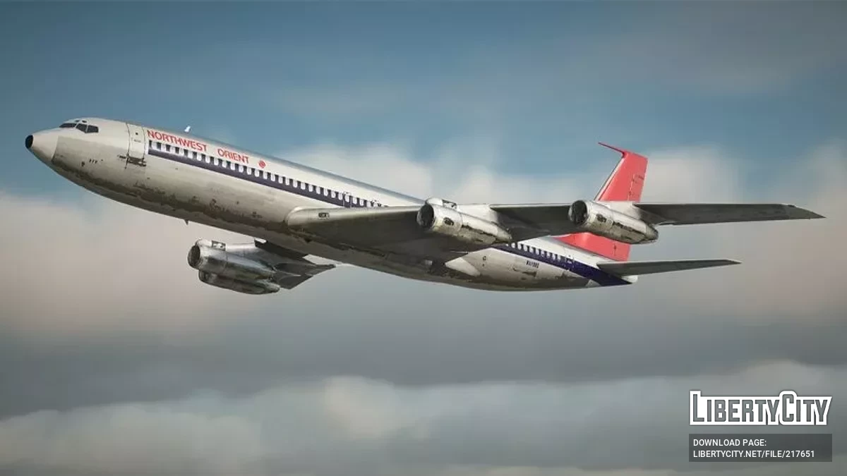 Boeing 707-300 [VehFuncs] / GTA San Andreas