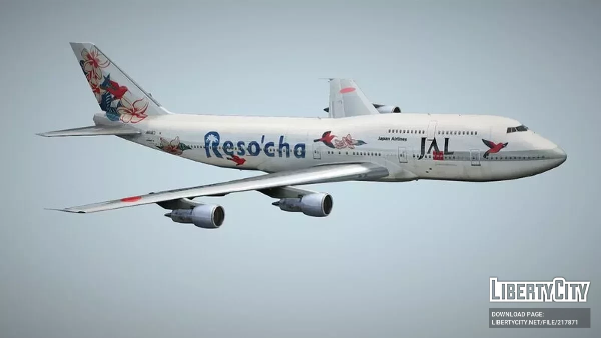 Boeing 747-300 PW [VehFuncs] / GTA San Andreas