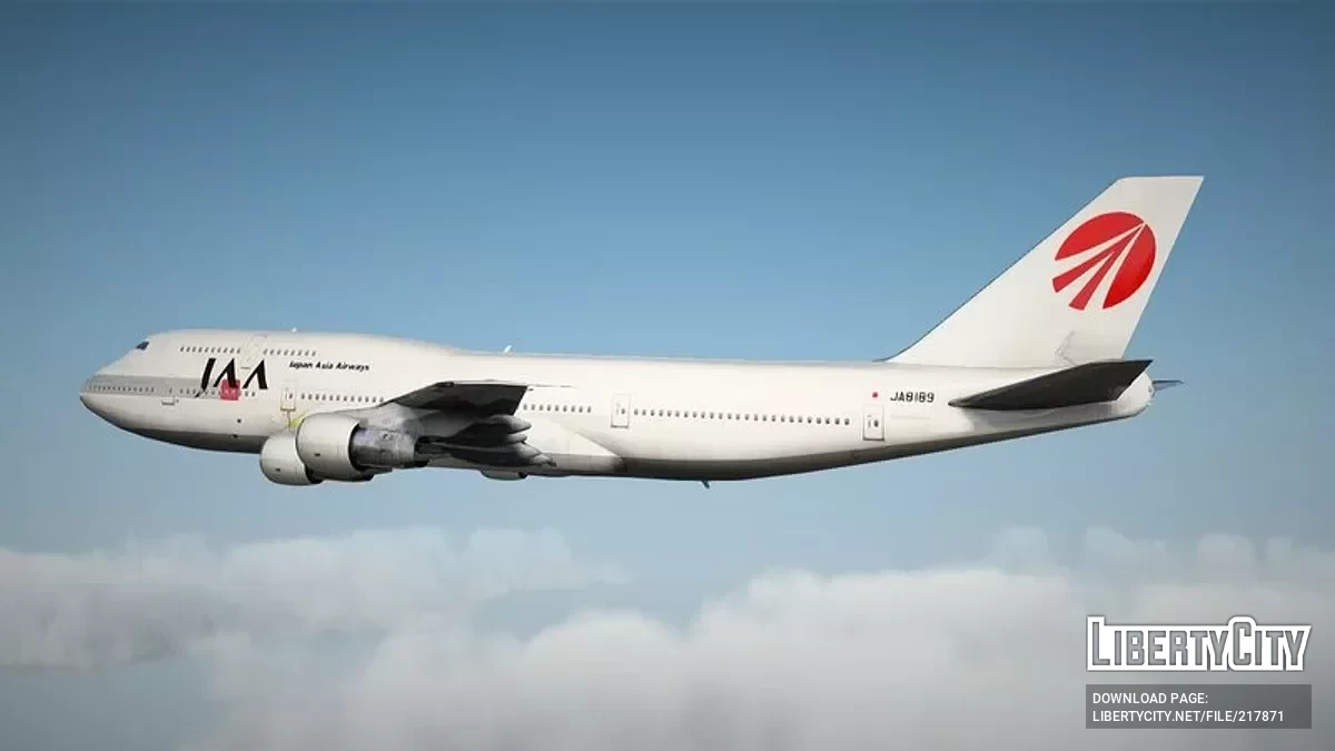 Boeing 747-300 PW [VehFuncs] / GTA San Andreas