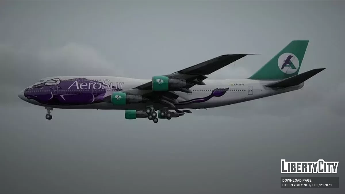 Boeing 747-300 PW [VehFuncs] / GTA San Andreas