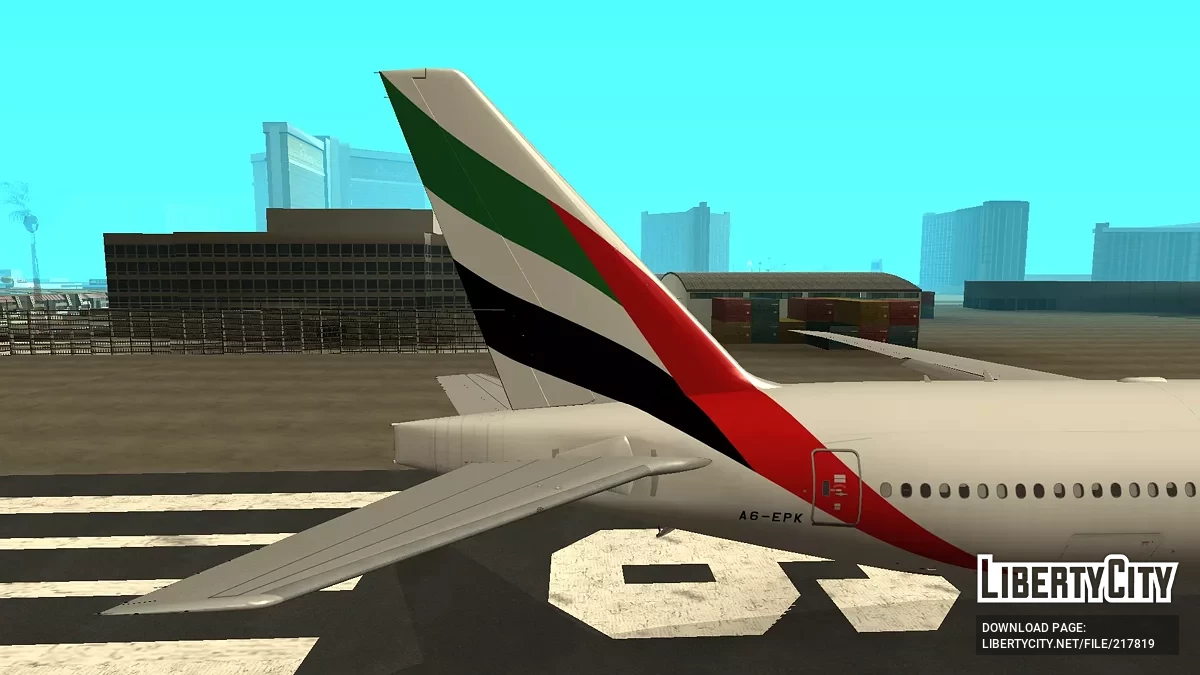 Emirates Boeing 777-31HER A6-EPK Expo 2020 Blue Livery / GTA San Andreas