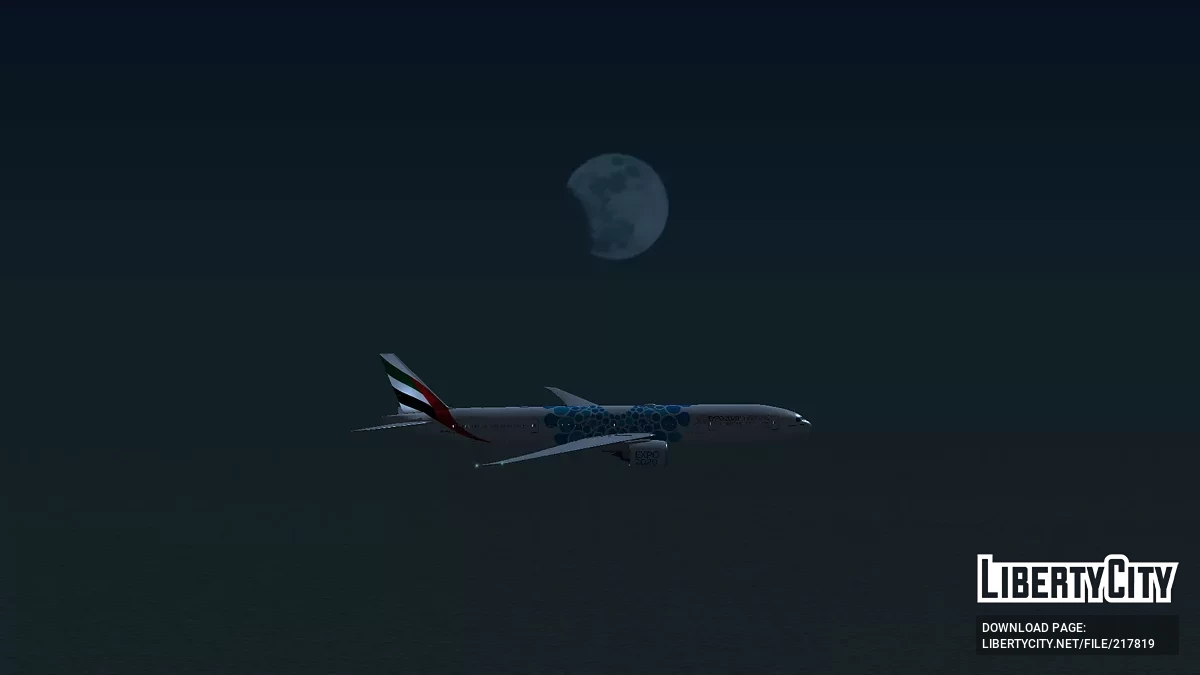Emirates Boeing 777-31HER A6-EPK Expo 2020 Blue Livery / GTA San Andreas