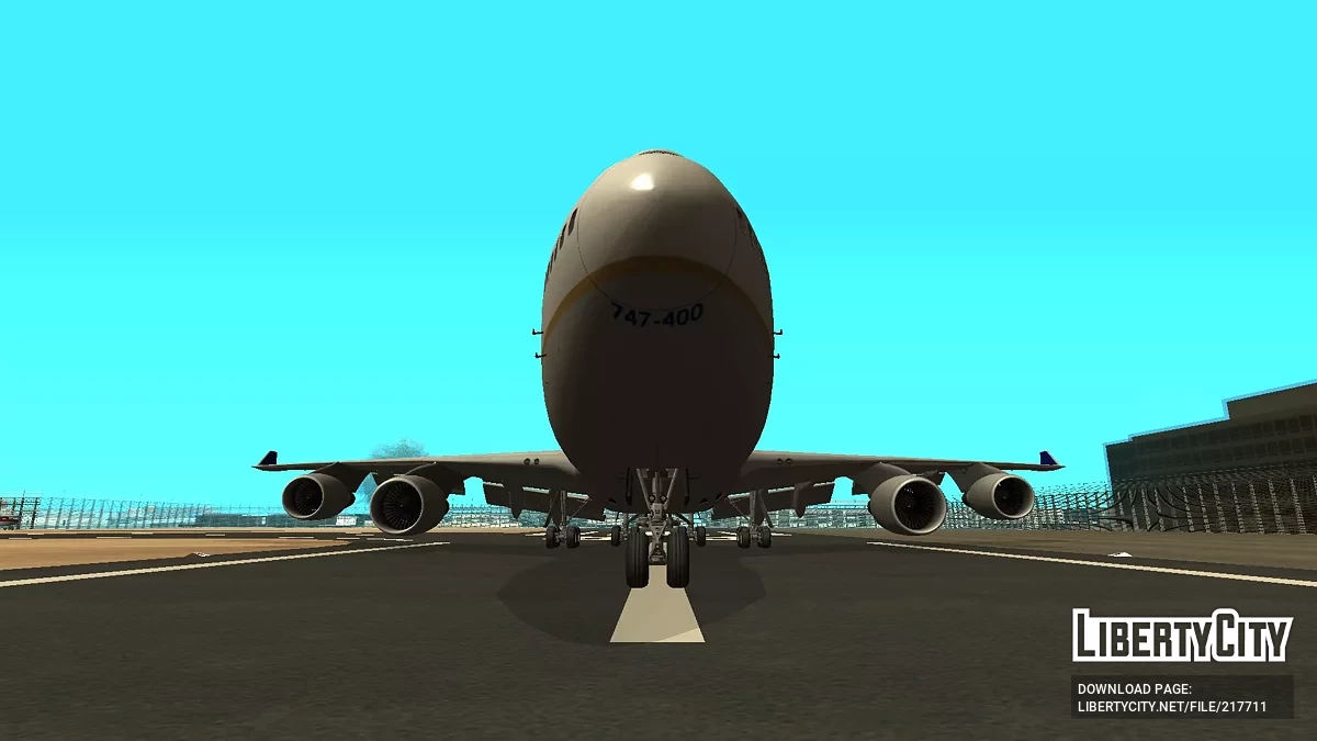 United Airlines Boeing 747-422 N121UA / GTA San Andreas