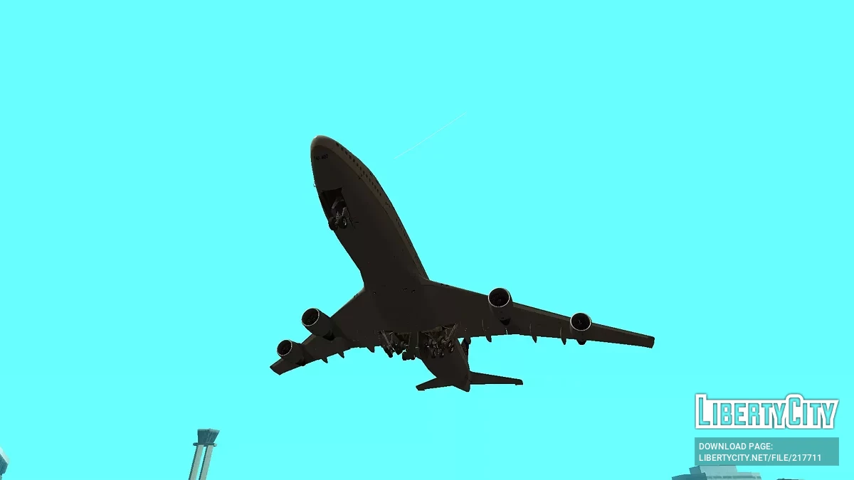 United Airlines Boeing 747-422 N121UA / GTA San Andreas