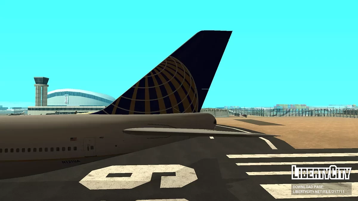 United Airlines Boeing 747-422 N121UA / GTA San Andreas