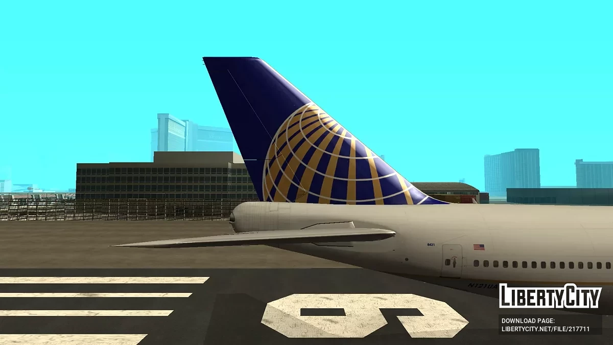 United Airlines Boeing 747-422 N121UA / GTA San Andreas