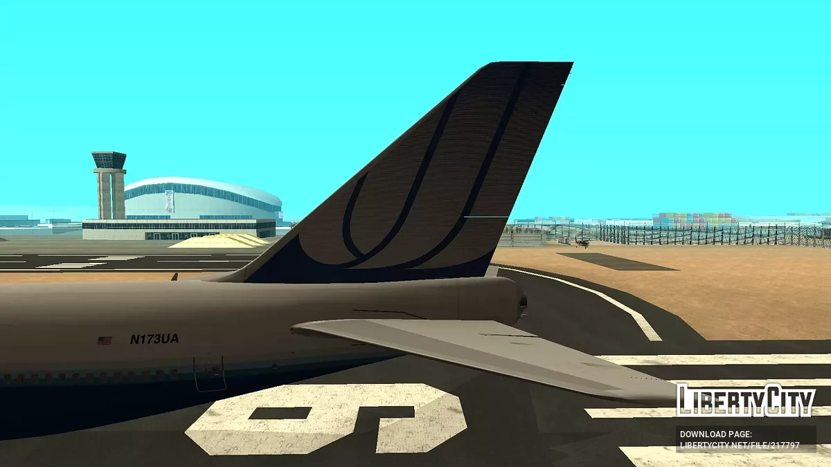 United Airlines Boeing 747-422 N173UA / GTA San Andreas