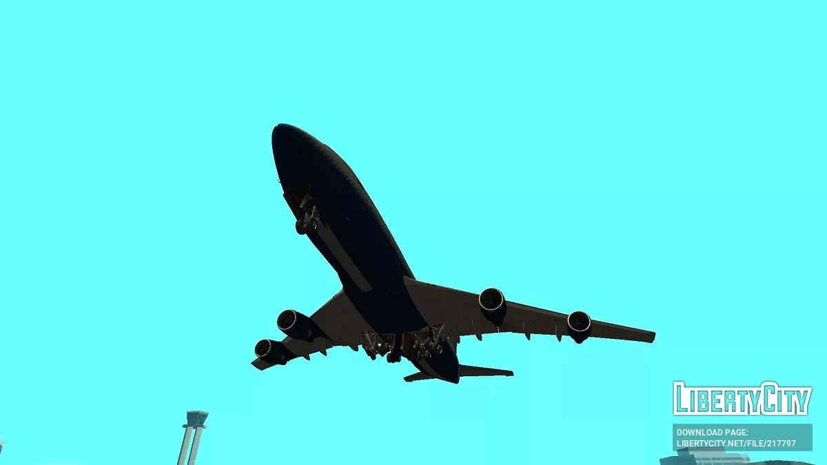 United Airlines Boeing 747-422 N173UA / GTA San Andreas