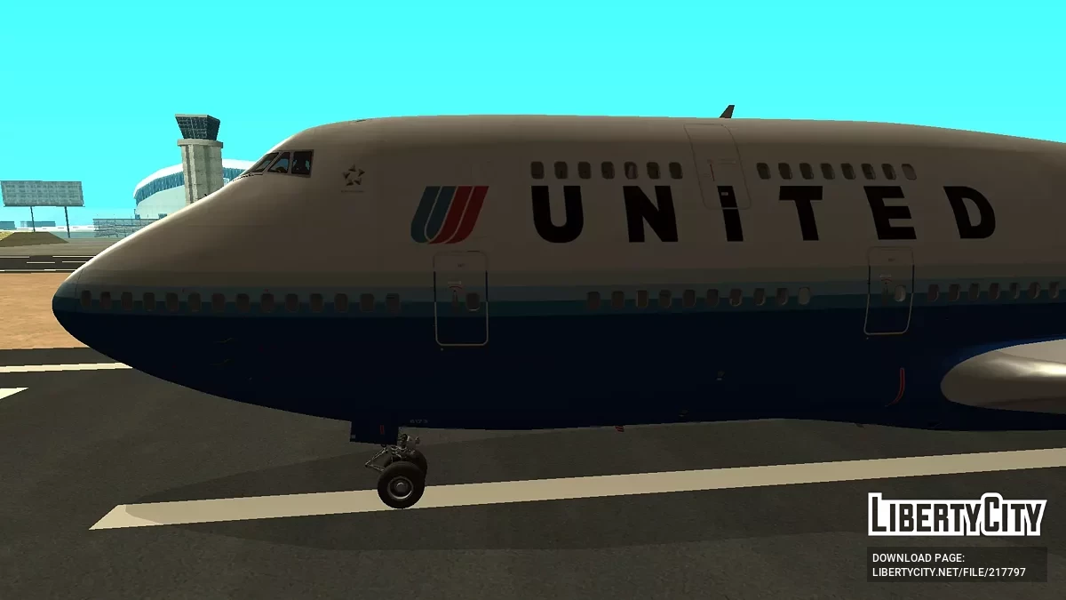 United Airlines Boeing 747-422 N173UA / GTA San Andreas
