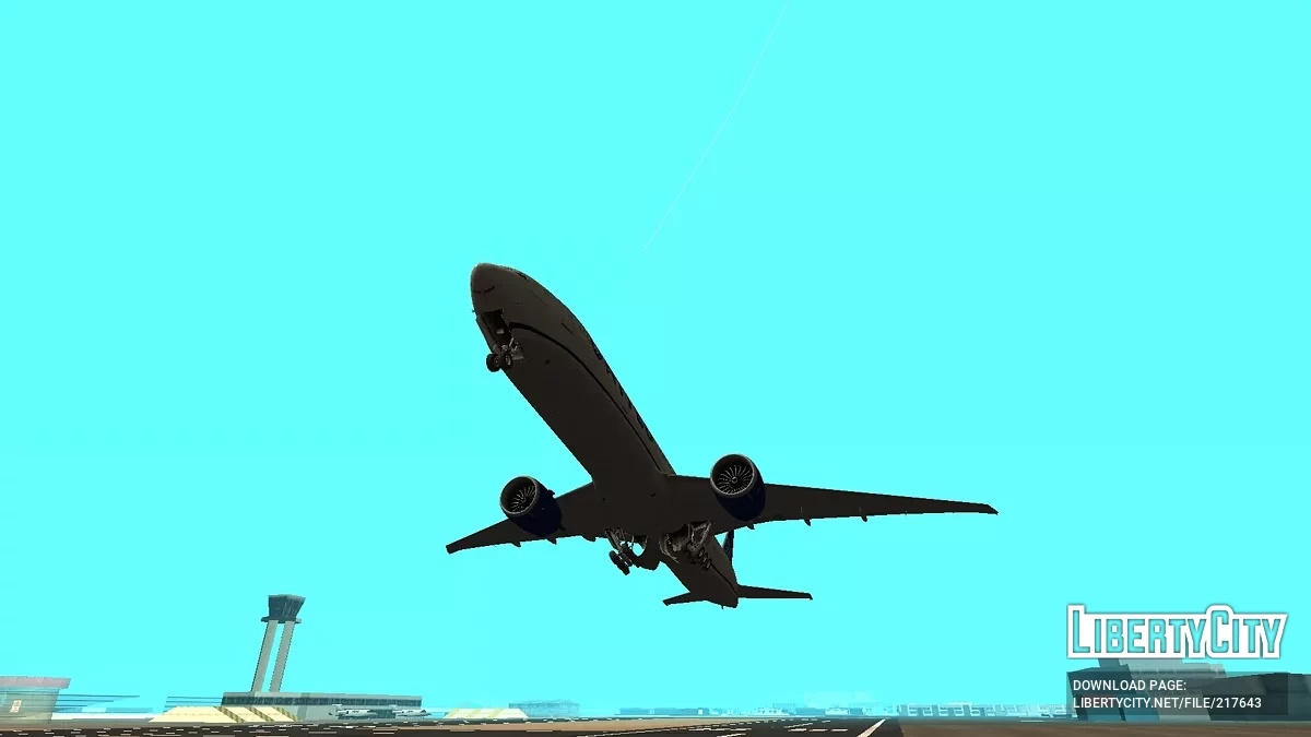 United Airlines Boeing 777-322ER N2250U / GTA San Andreas
