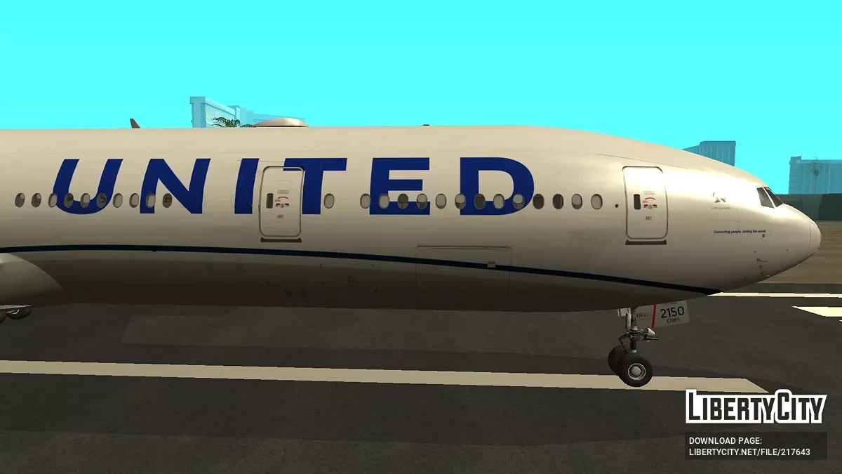 United Airlines Boeing 777-322ER N2250U / GTA San Andreas