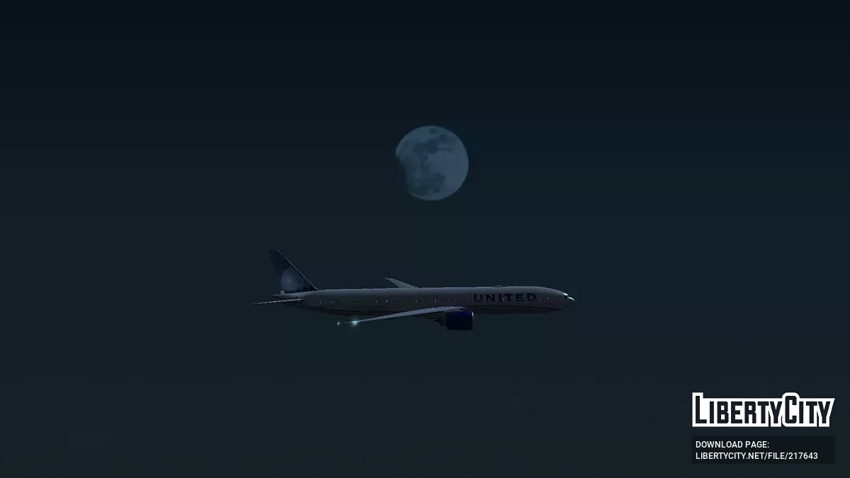 United Airlines Boeing 777-322ER N2250U / GTA San Andreas