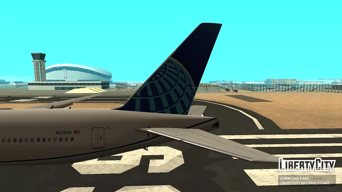 United Airlines Boeing 777-322ER N2250U / GTA San Andreas