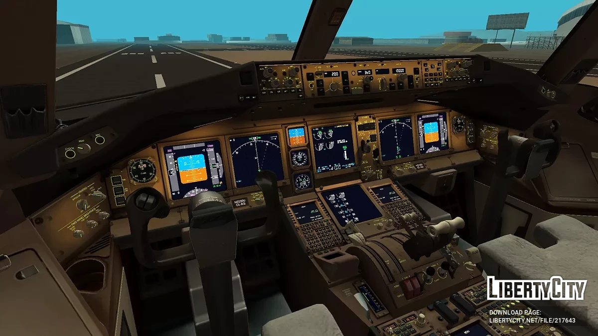 United Airlines Boeing 777-322ER N2250U / GTA San Andreas