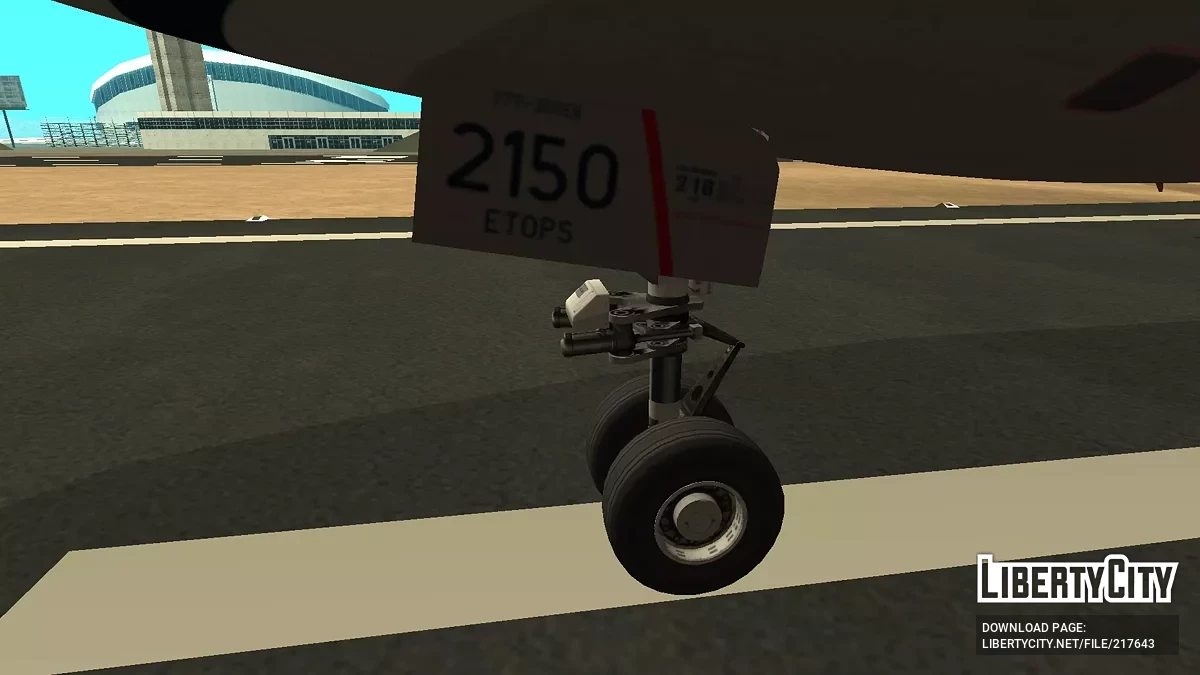 United Airlines Boeing 777-322ER N2250U / GTA San Andreas