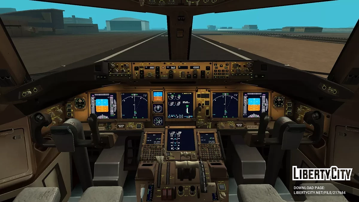 United Airlines Boeing 777-322ER N2747U / GTA San Andreas