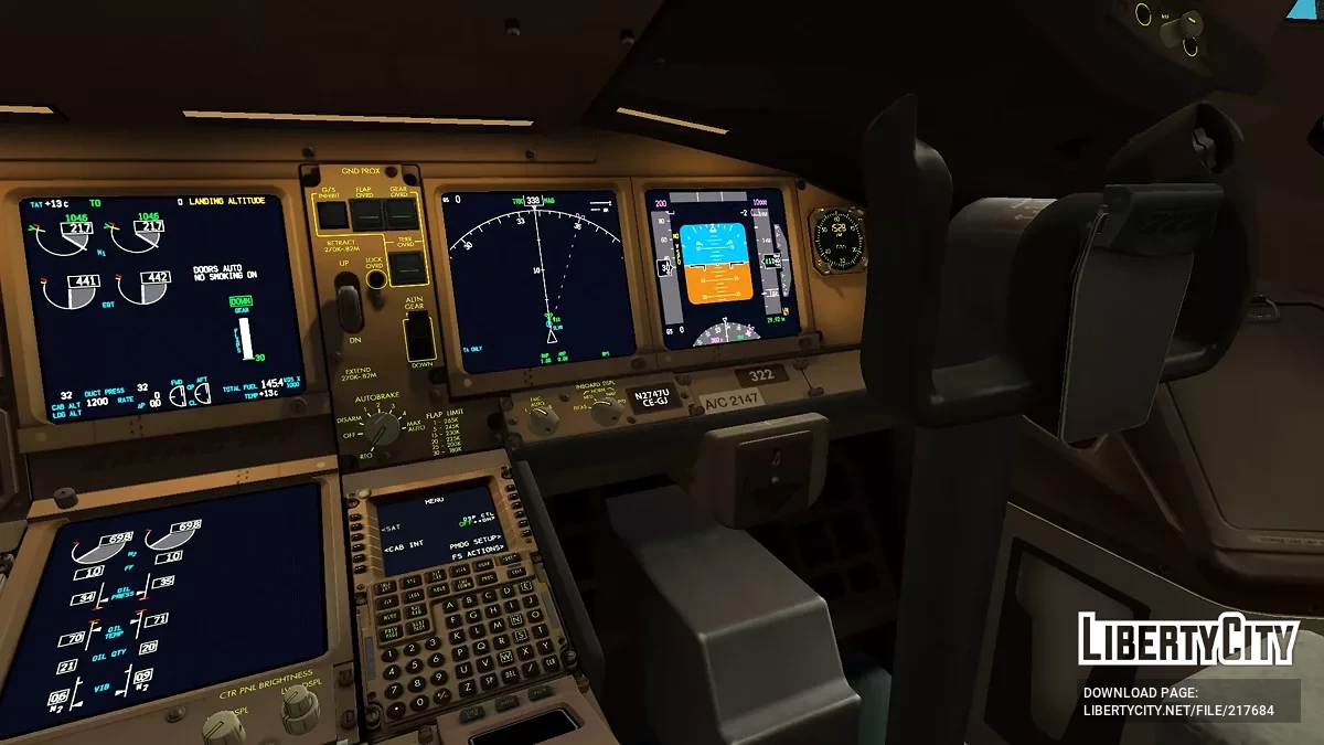 United Airlines Boeing 777-322ER N2747U / GTA San Andreas