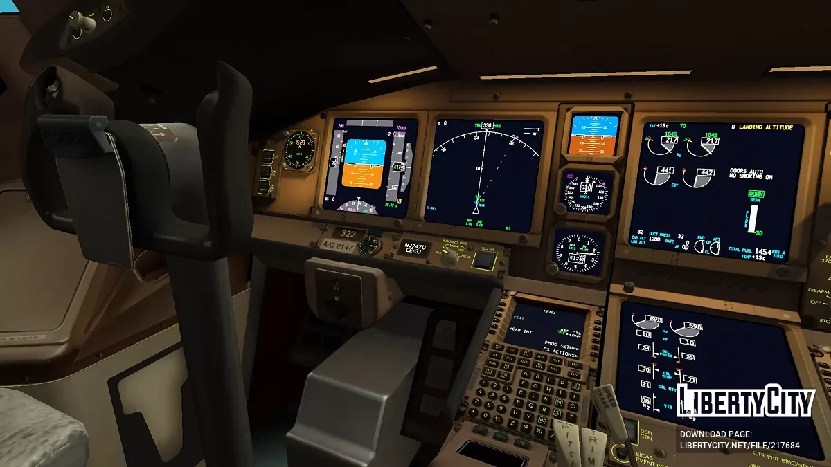 United Airlines Boeing 777-322ER N2747U / GTA San Andreas