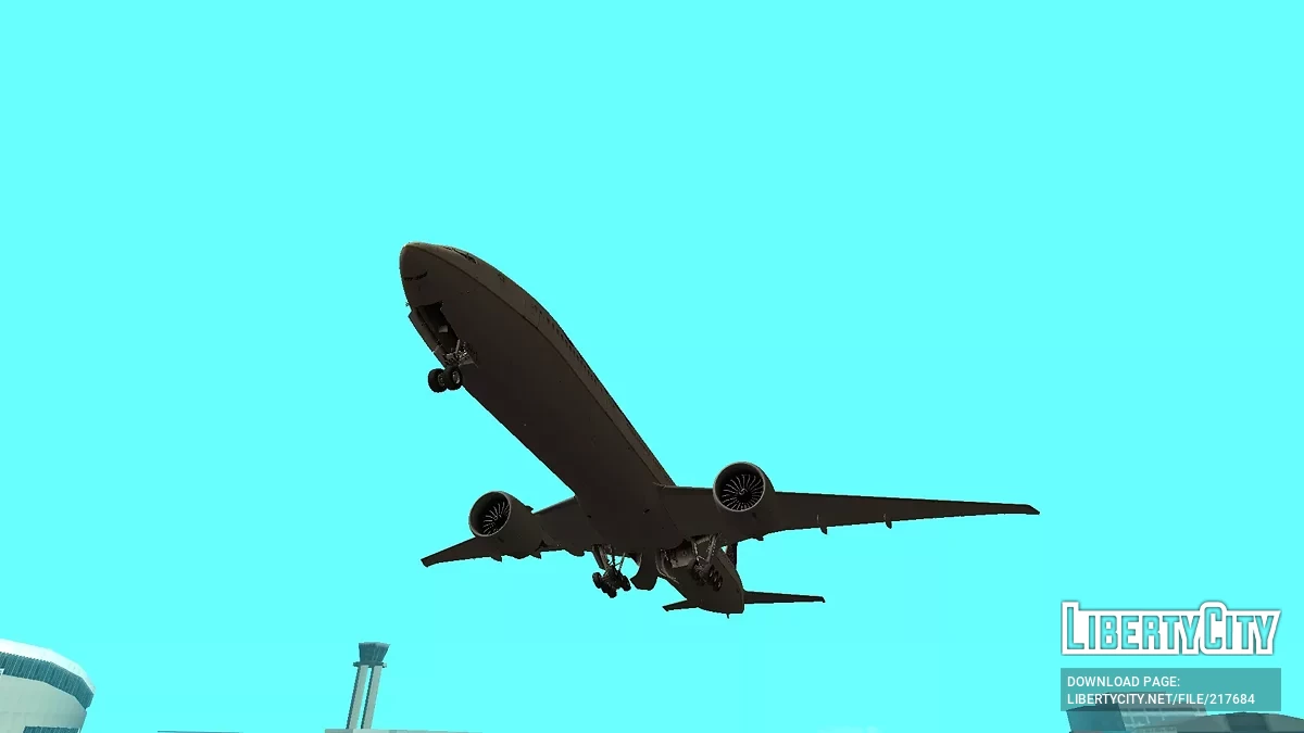 United Airlines Boeing 777-322ER N2747U / GTA San Andreas