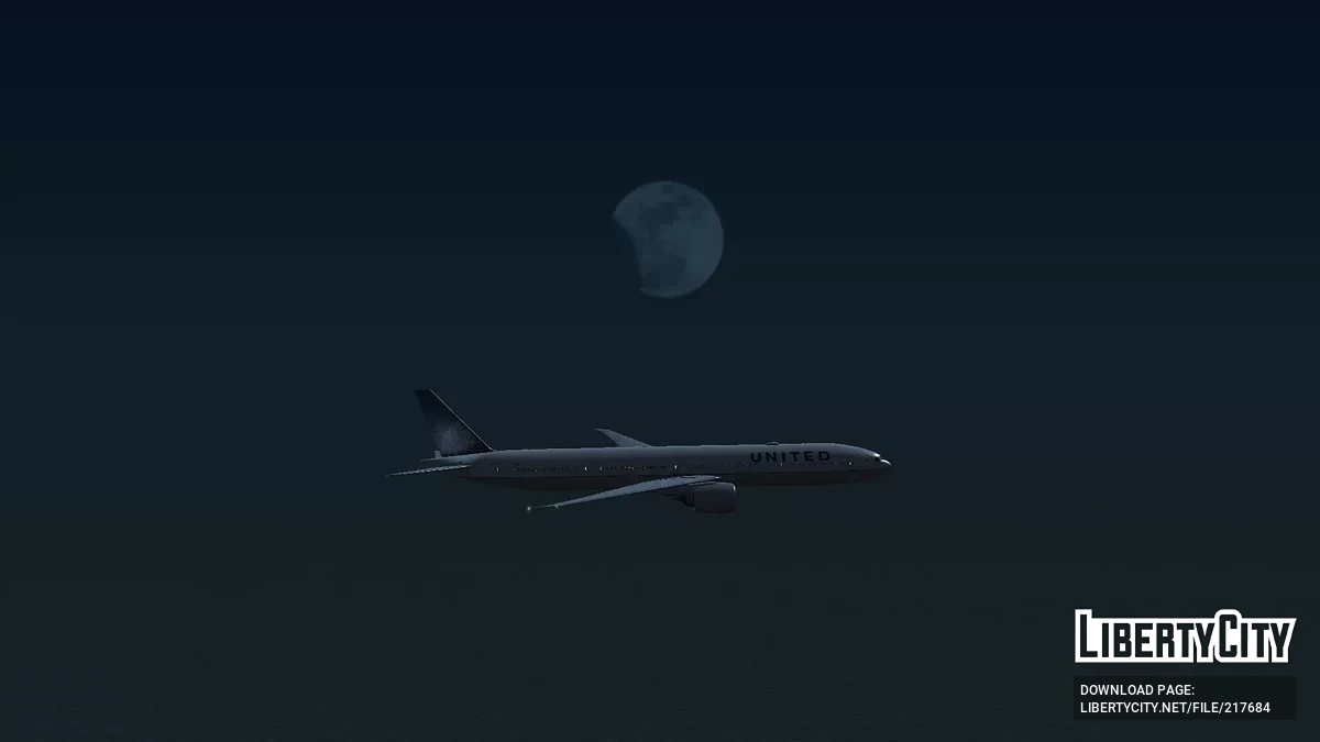 United Airlines Boeing 777-322ER N2747U / GTA San Andreas