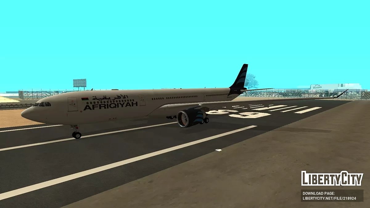 Afriqiyah Airways Airbus A330-302 5A-ONR / GTA San Andreas