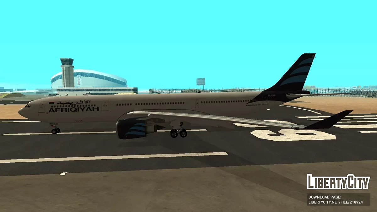 Afriqiyah Airways Airbus A330-302 5A-ONR / GTA San Andreas