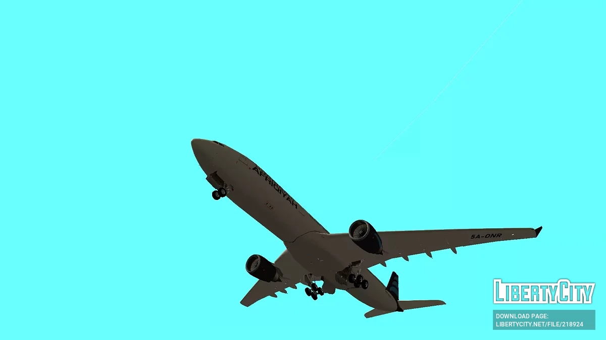Afriqiyah Airways Airbus A330-302 5A-ONR / GTA San Andreas