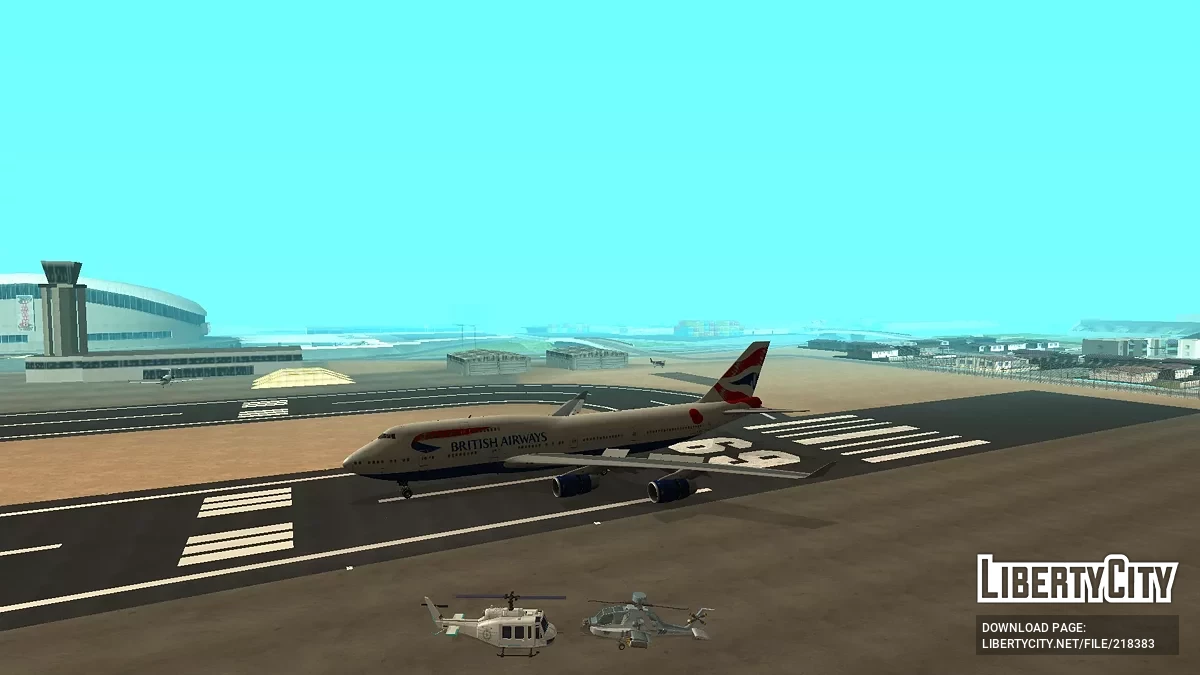British Airways Boeing 747-436 G-CIVJ / GTA San Andreas