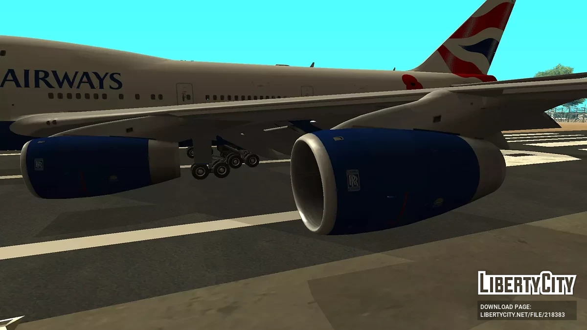 British Airways Boeing 747-436 G-CIVJ / GTA San Andreas