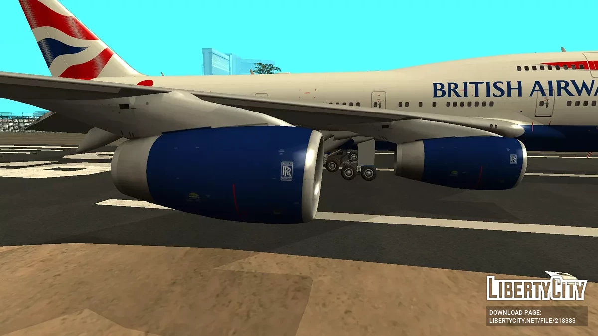 British Airways Boeing 747-436 G-CIVJ / GTA San Andreas