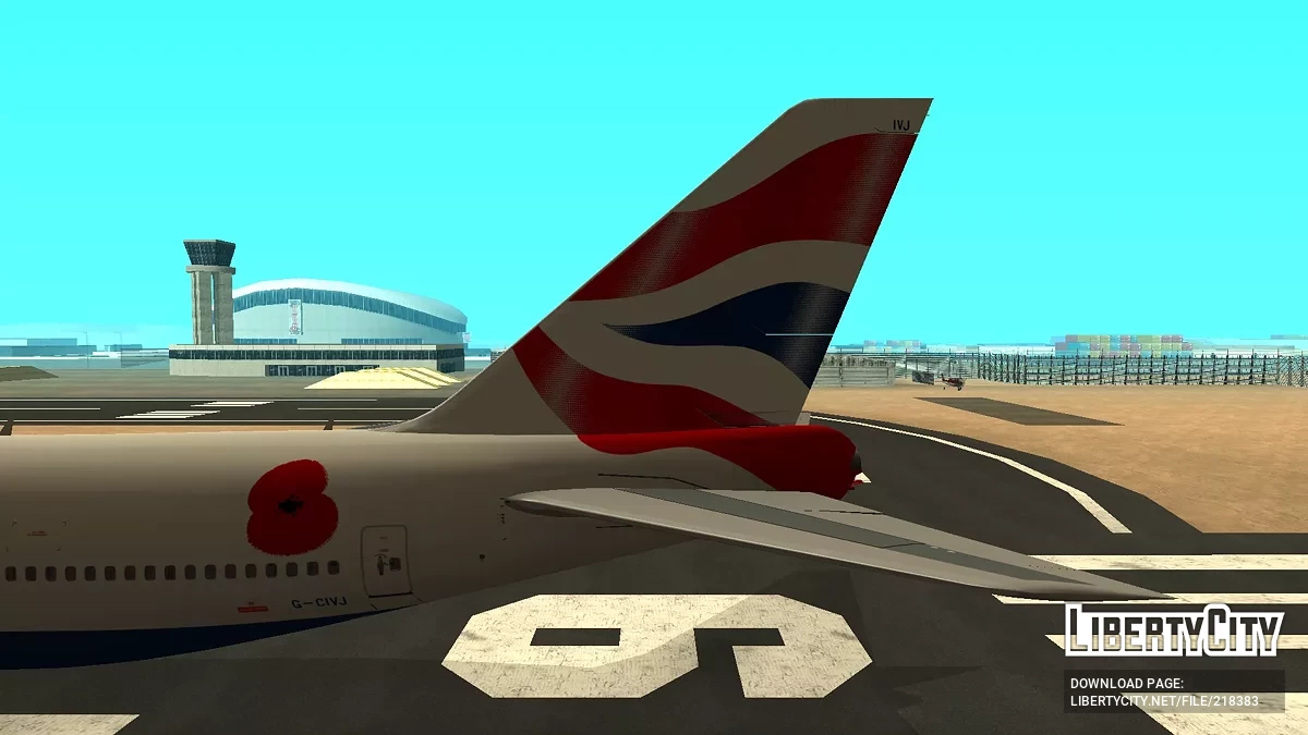 British Airways Boeing 747-436 G-CIVJ / GTA San Andreas