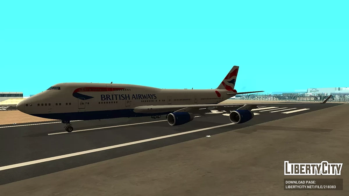 British Airways Boeing 747-436 G-CIVJ / GTA San Andreas