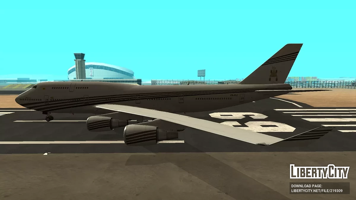 Brunei Government Boeing 747-430 V8-ALI / GTA San Andreas