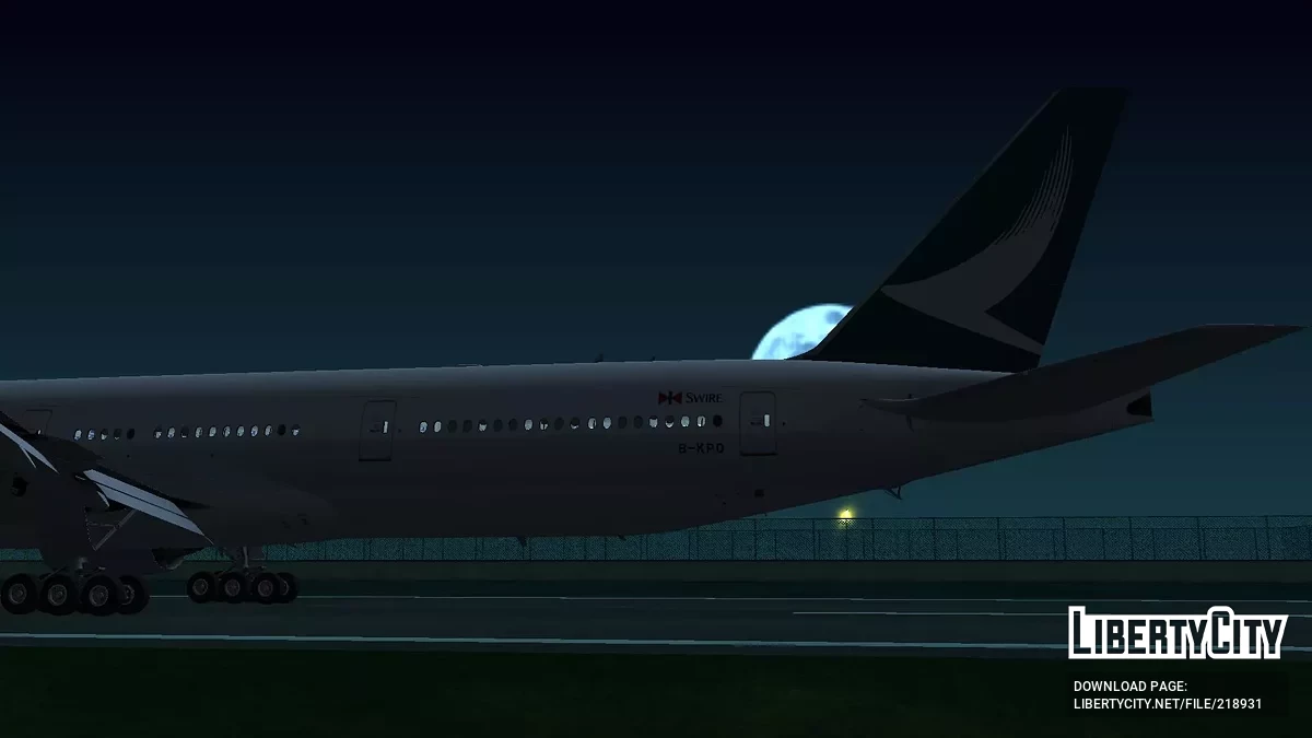 Cathay Pacific Boeing 777-367ER B-KPQ New Livery / GTA San Andreas