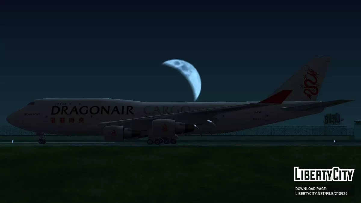 Dragonair Cargo Boeing 747-412BCF B-KAF / GTA San Andreas