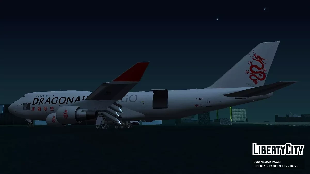 Dragonair Cargo Boeing 747-412BCF B-KAF / GTA San Andreas
