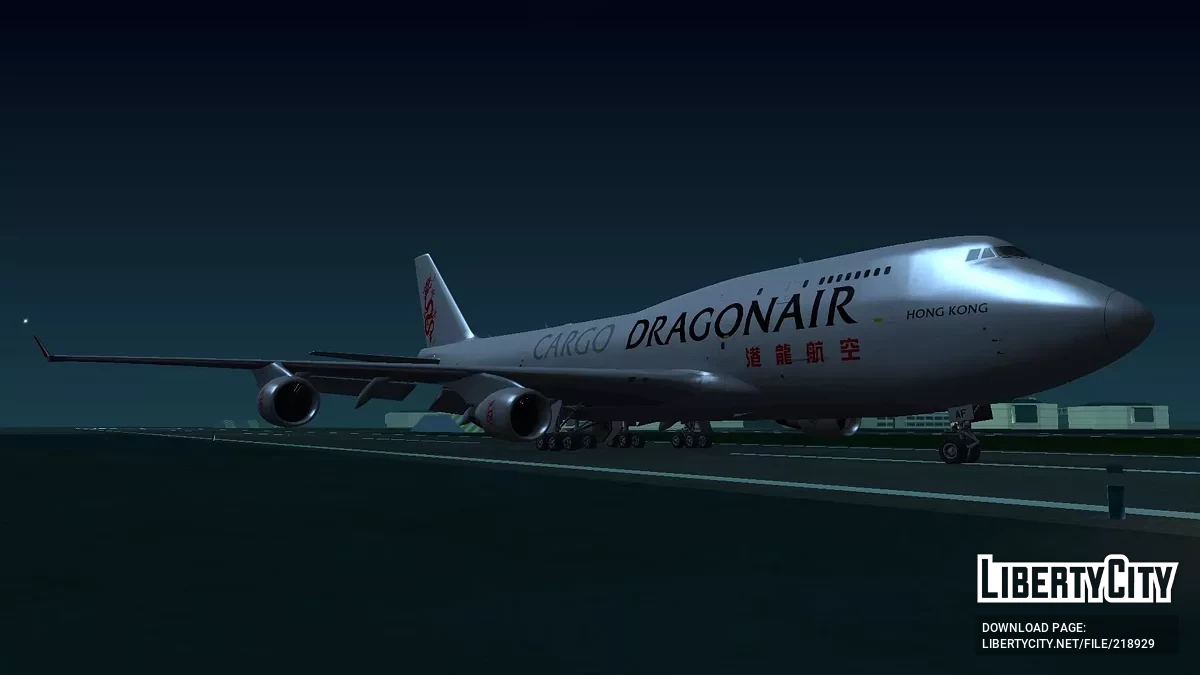 Dragonair Cargo Boeing 747-412BCF B-KAF / GTA San Andreas