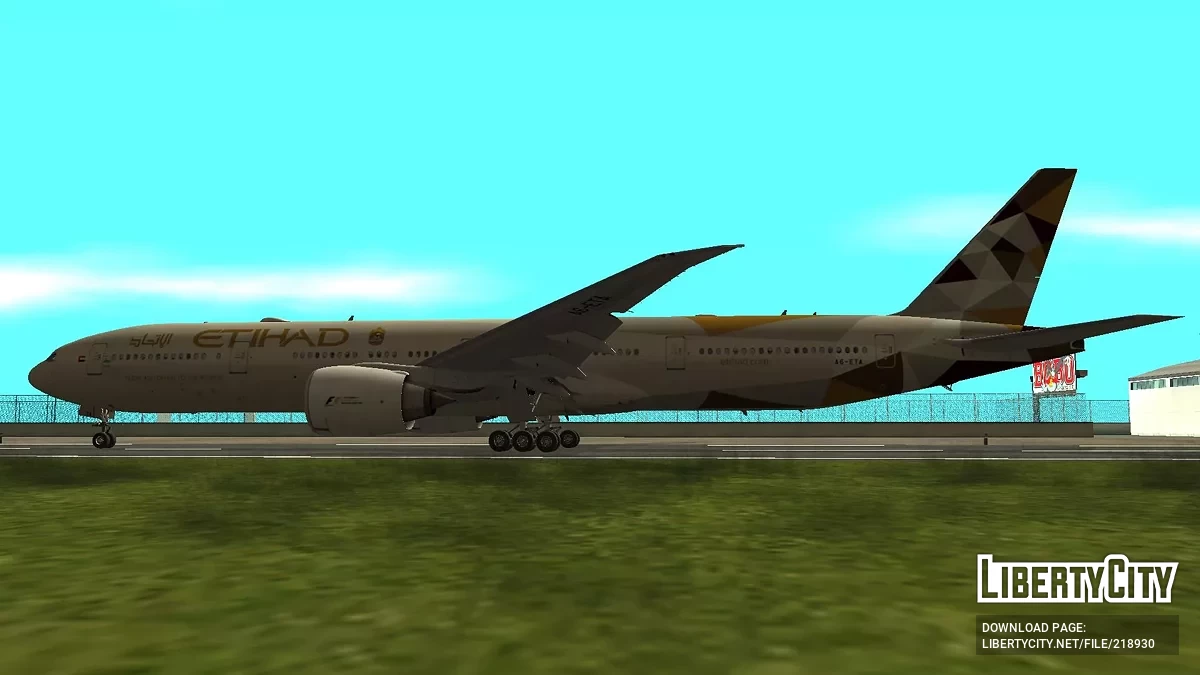 Etihad Airways Boeing 777-3FXER A6-ETA / GTA San Andreas