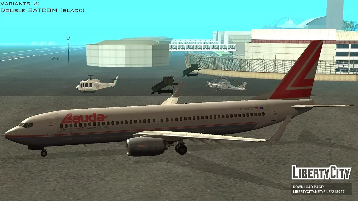 Lauda Air Boeing 737-8Z9WL OE-LNK / GTA San Andreas