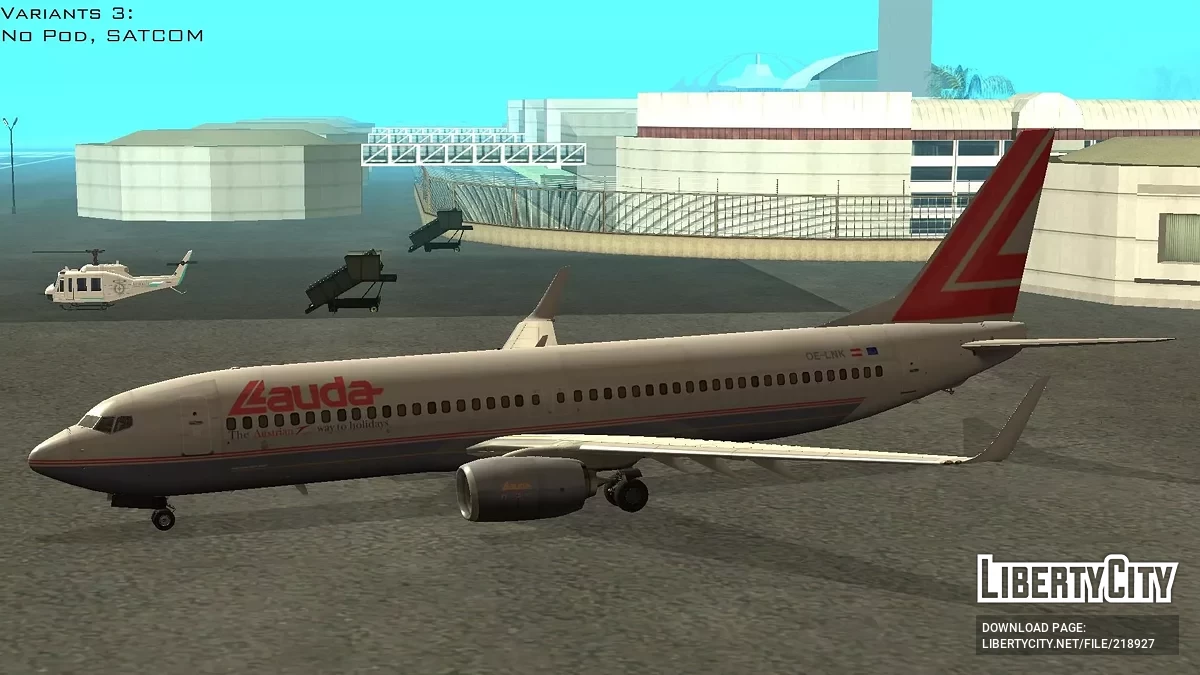 Lauda Air Boeing 737-8Z9WL OE-LNK / GTA San Andreas