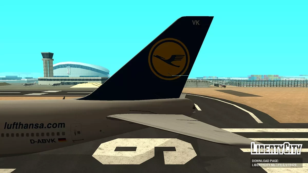 Lufthansa Boeing 747-430 D-ABVK Fanhansa Livery / GTA San Andreas