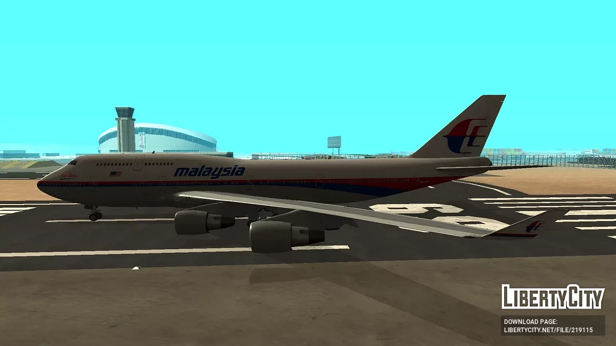 Malaysia Airlines Boeing 747-4H6 9M-MPK / GTA San Andreas