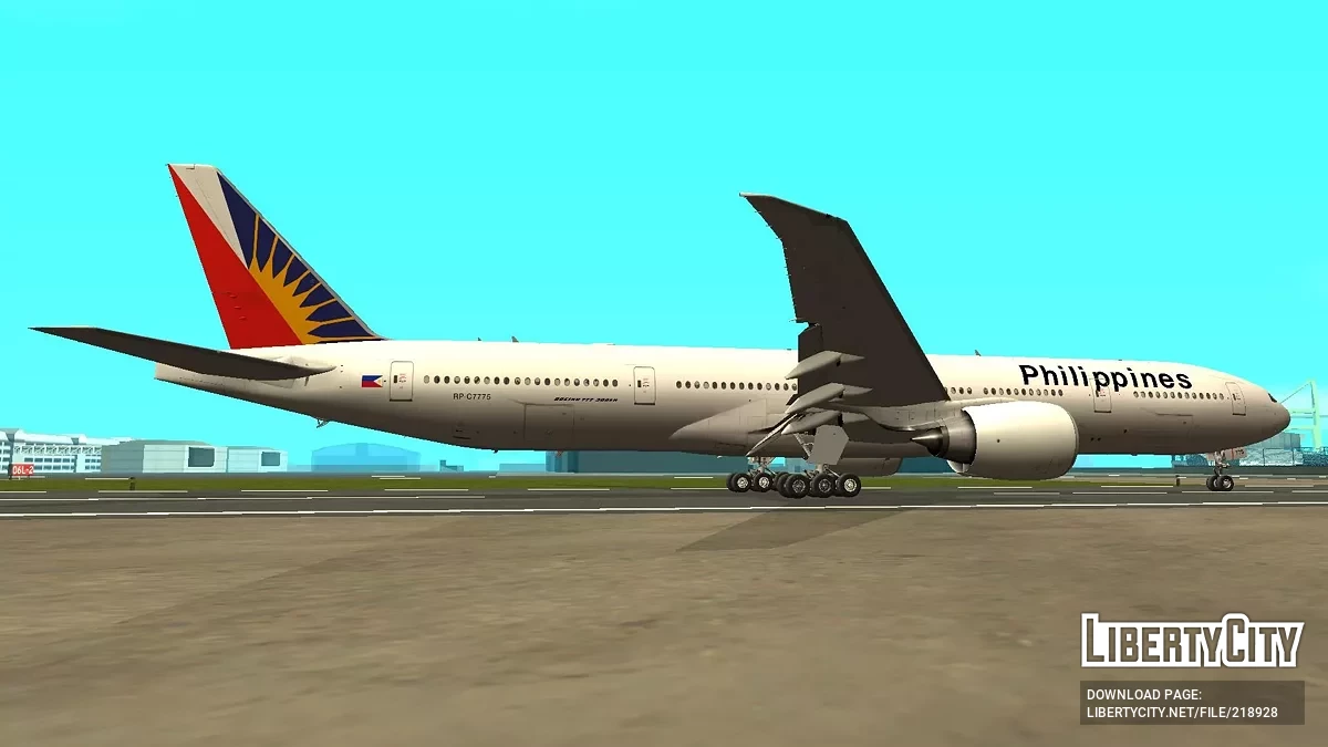 Philippines Airlines Boeing 777-3F6ER RP-C7775 / GTA San Andreas