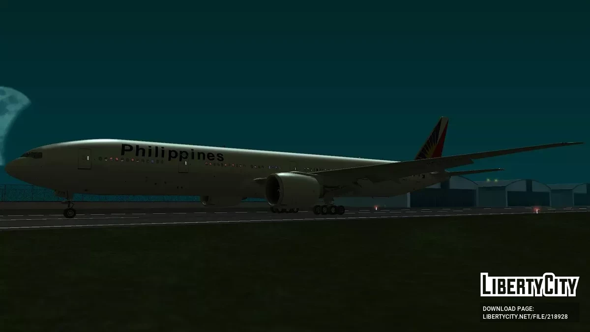 Philippines Airlines Boeing 777-3F6ER RP-C7775 / GTA San Andreas