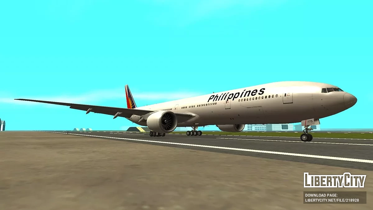 Philippines Airlines Boeing 777-3F6ER RP-C7775 / GTA San Andreas