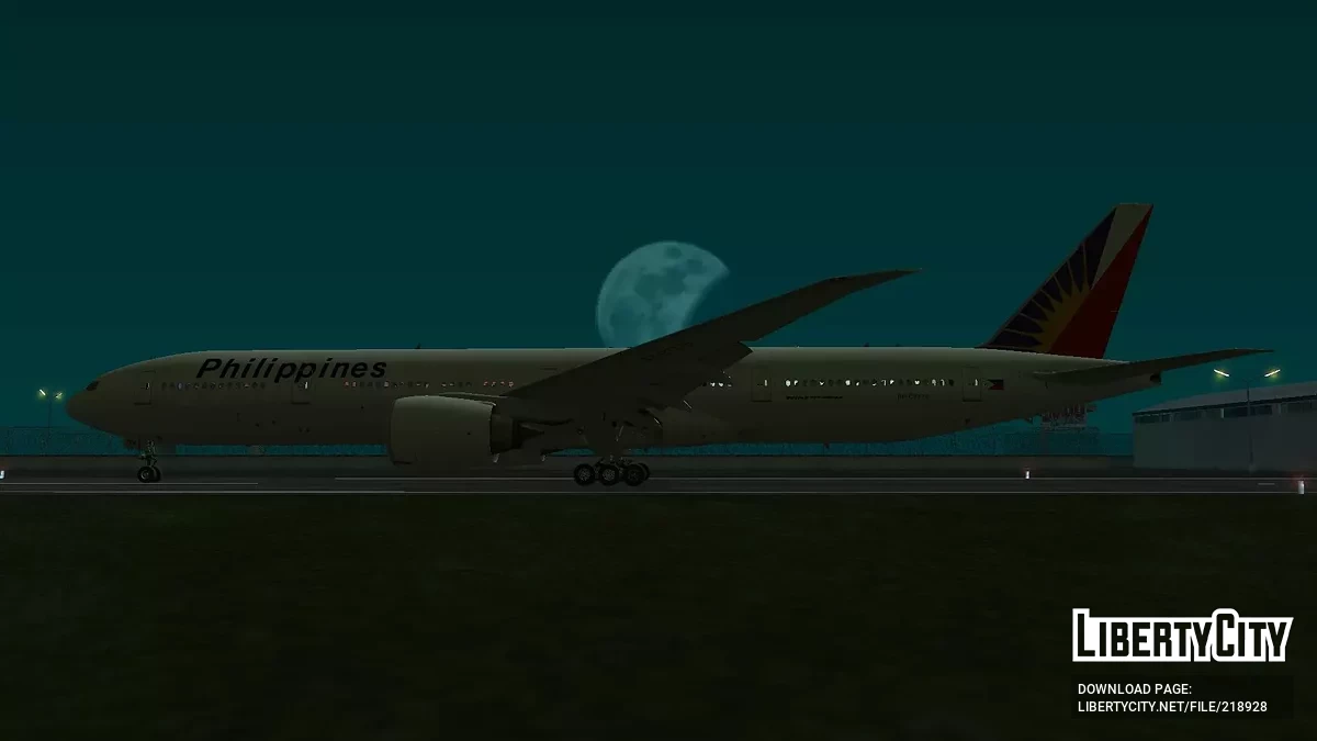 Philippines Airlines Boeing 777-3F6ER RP-C7775 / GTA San Andreas