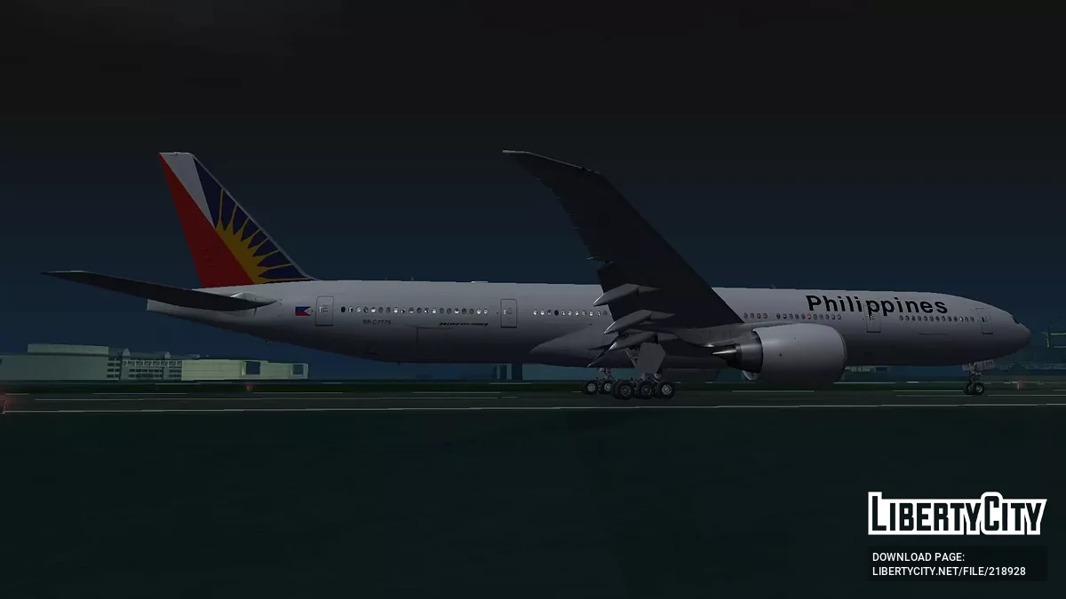 Philippines Airlines Boeing 777-3F6ER RP-C7775 / GTA San Andreas