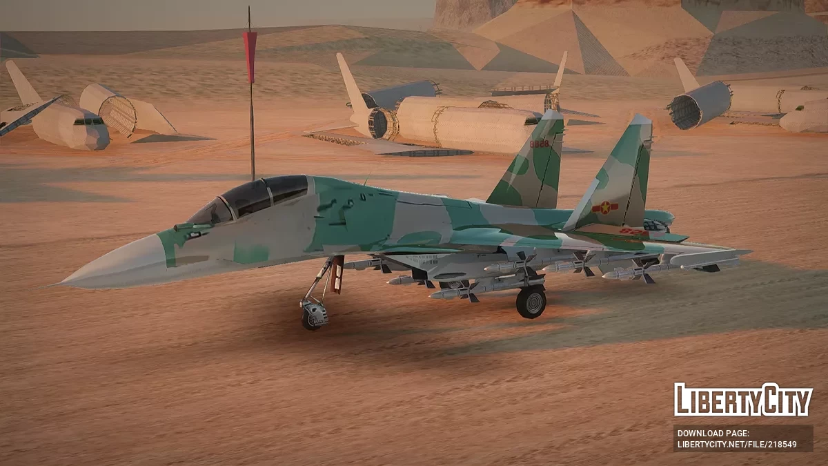 Vietnam SU-30MK2 Fighter / GTA San Andreas