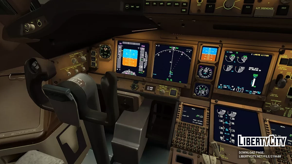 Qatar Airways Boeing 777-3DZER A7-BEE 25 Years of Excellence Sticker / GTA San Andreas