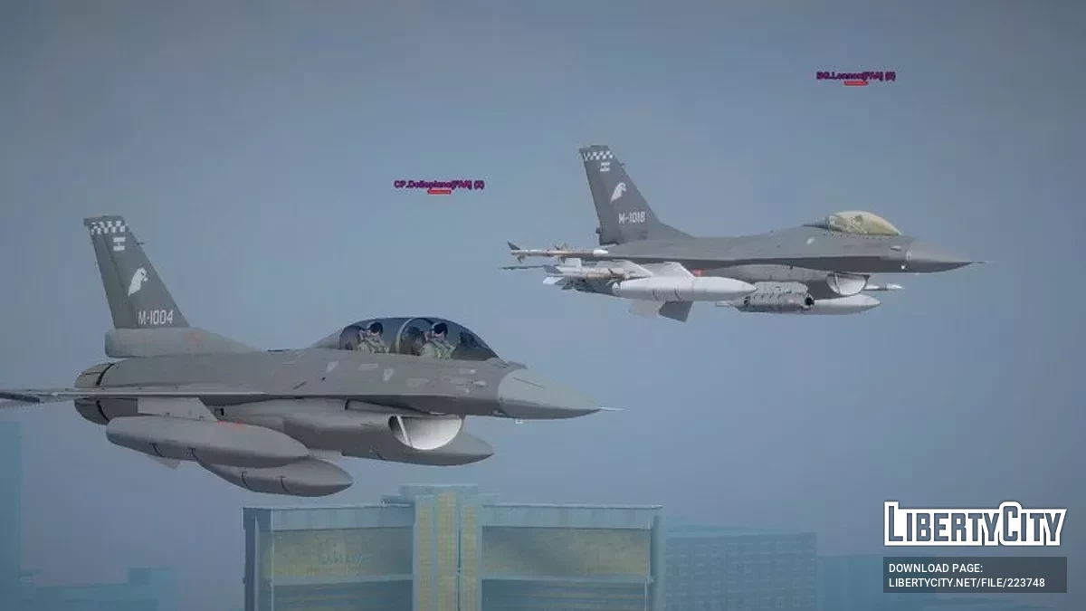 F-16AM Fuerza Aérea Argentina / GTA San Andreas